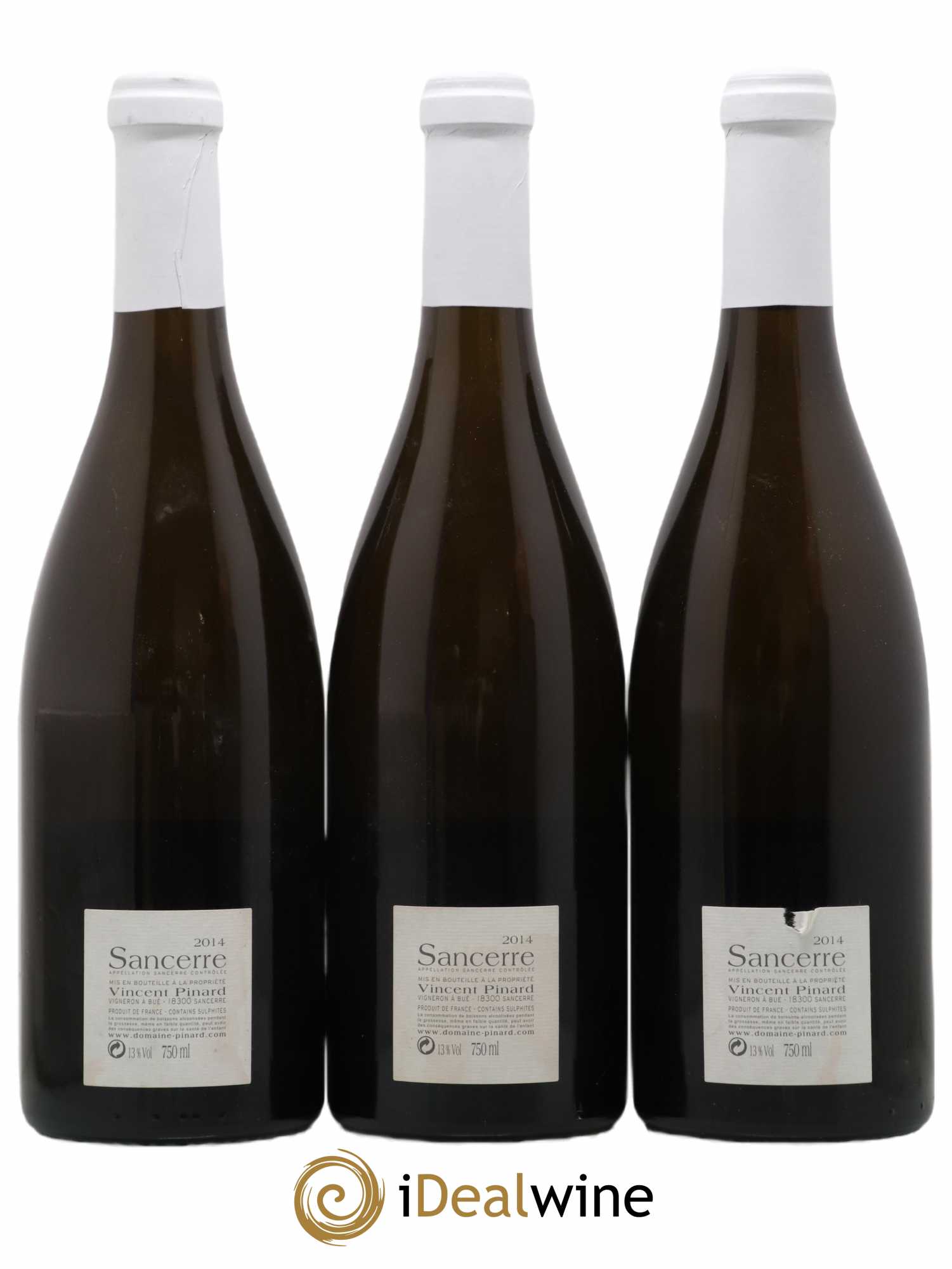 Sancerre Le Château Vincent Pinard  2014 - Lot de 3 Bouteilles