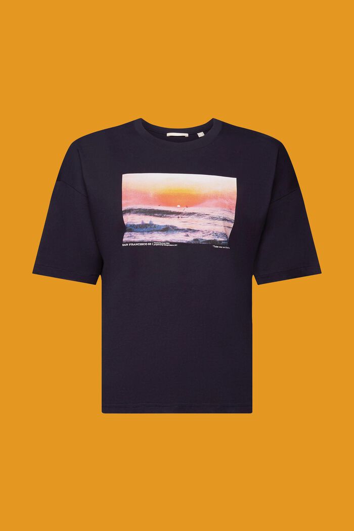 Bedrucktes Baumwoll-T-Shirt