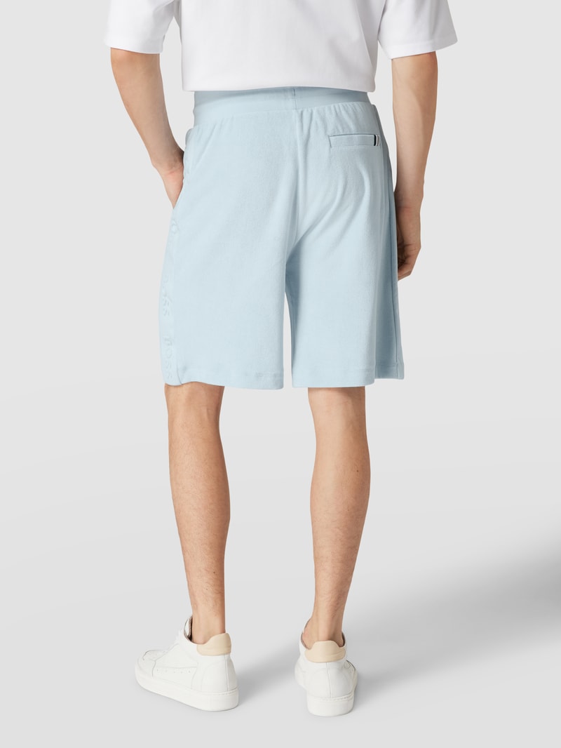 Sweatshorts aus Frottee Modell 'Lamson' in bleu
