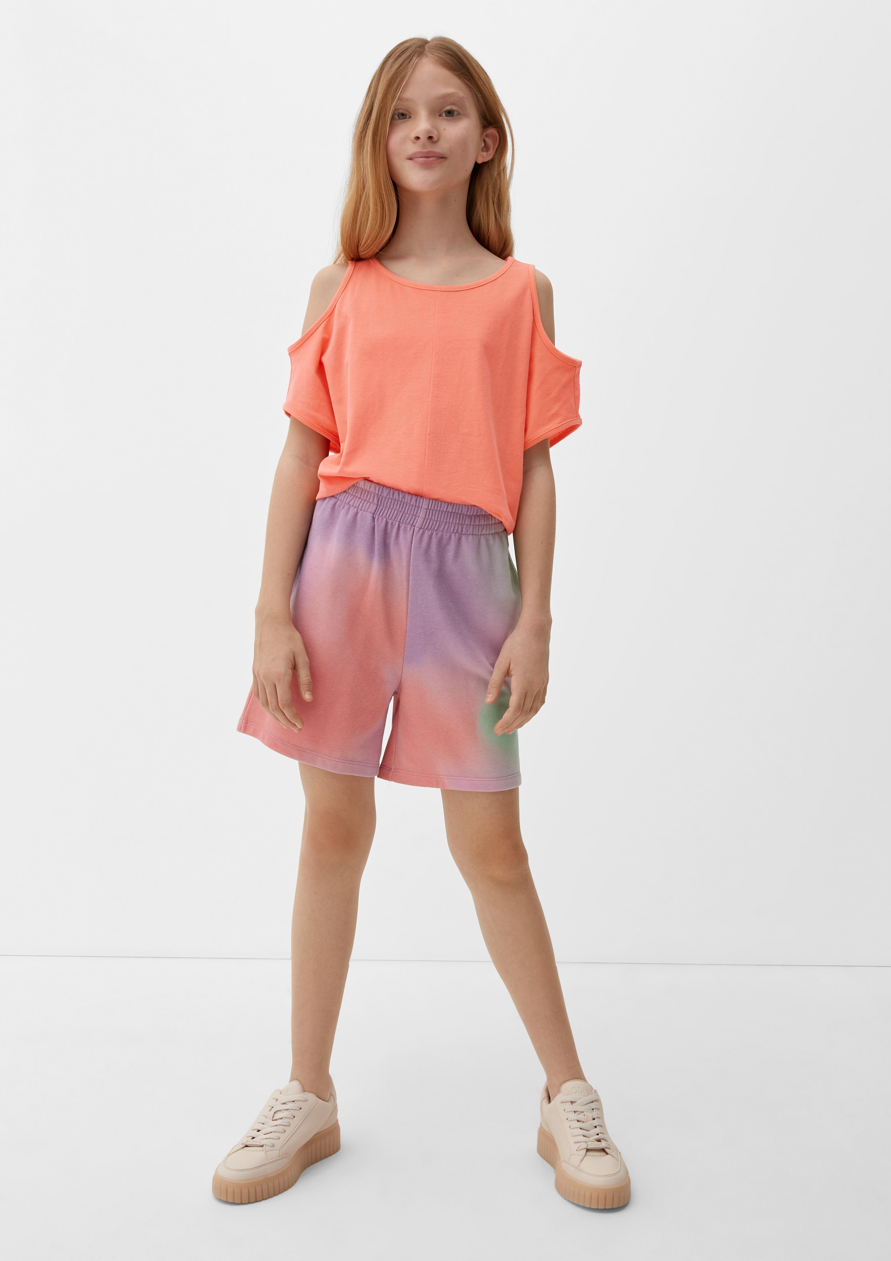 T-Shirt mit Cut Outs  2128026-2034