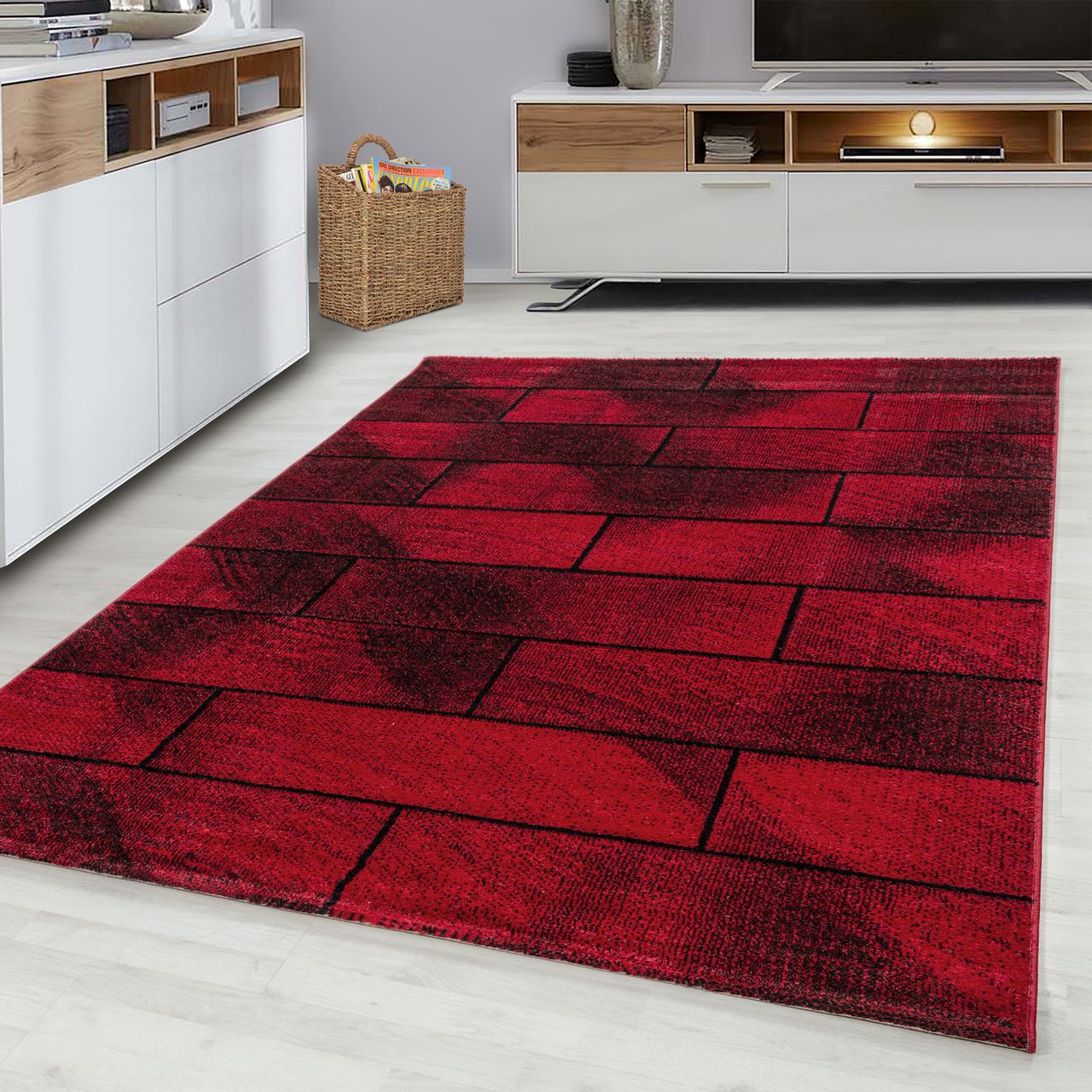 Ayyildiz Teppich, BETA 1110, RED, 120 x 170 cm