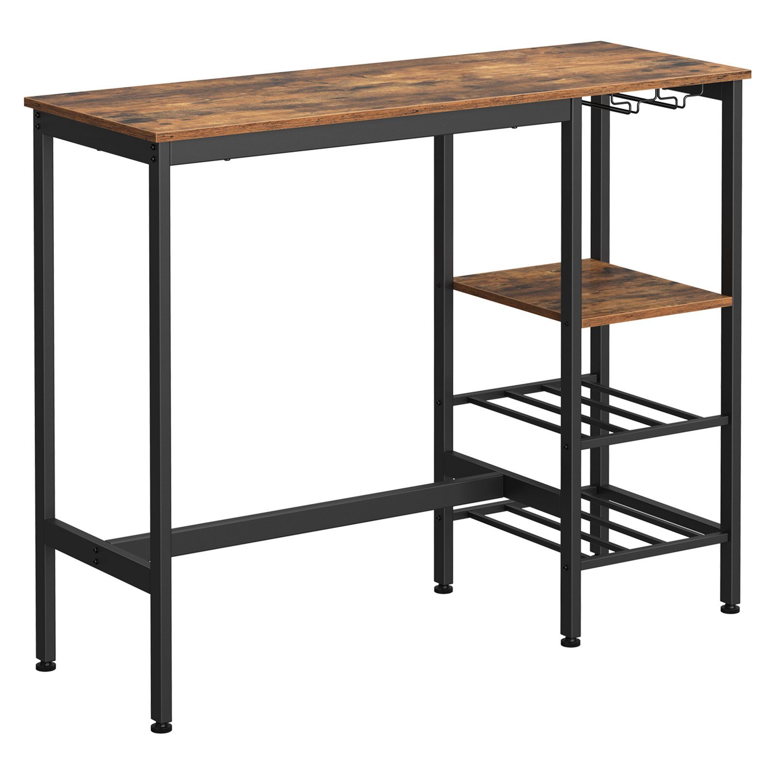 VASAGLE Bartisch Stehtisch Küchentisch, 110 x 40 x 90 cm