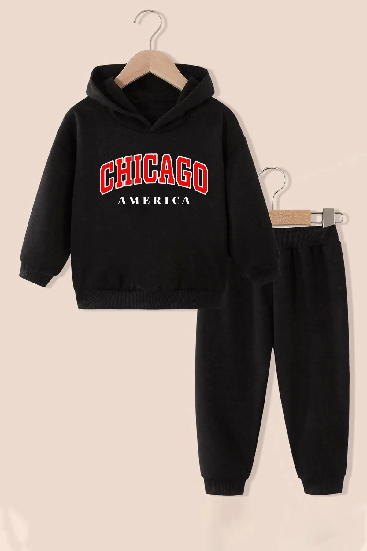 uyguntarz  Chicago-Trainingsanzug-Set für Kinder