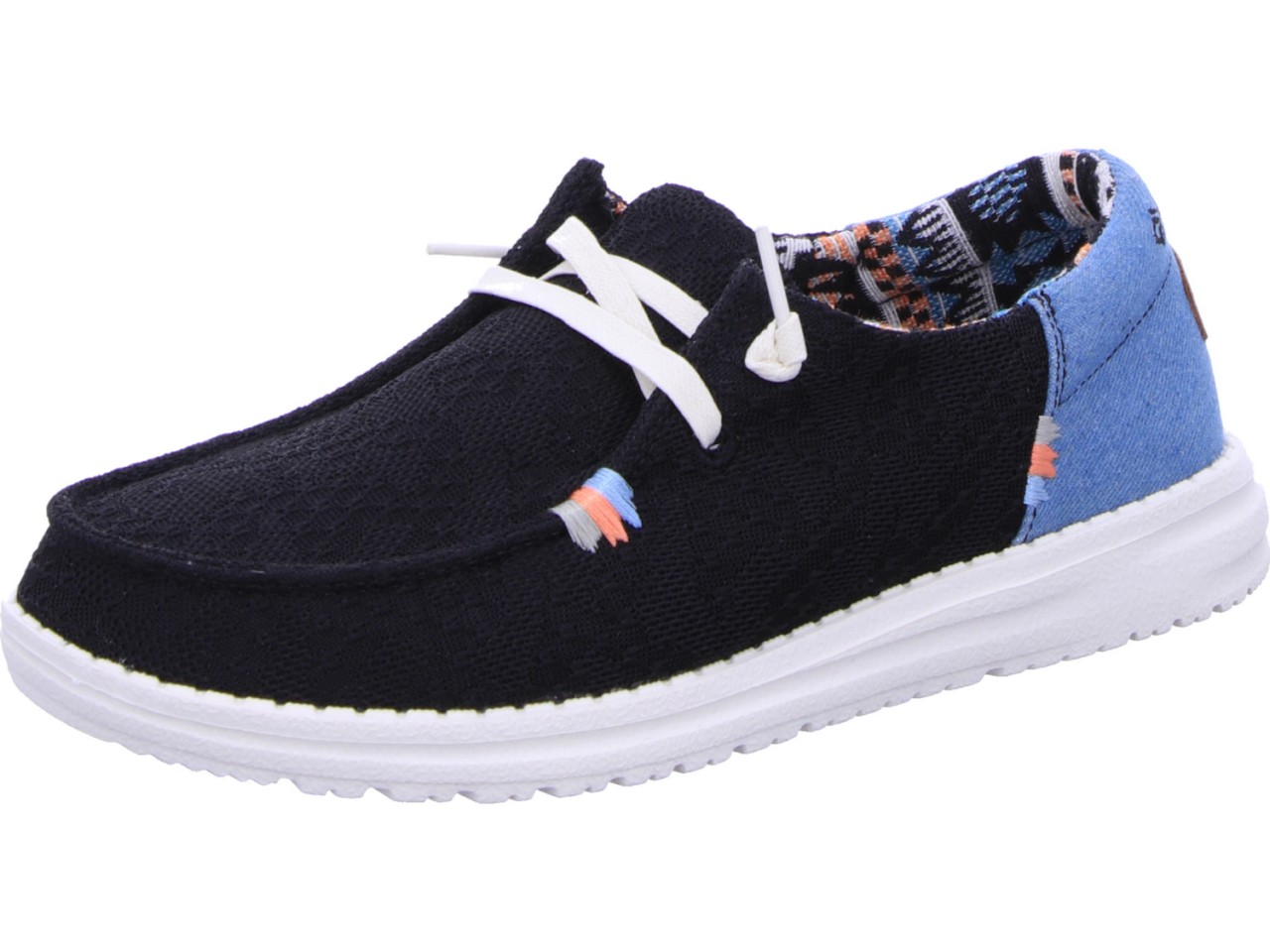 HEY DUDE Sportliche Slipper schwarz Wendy Boho