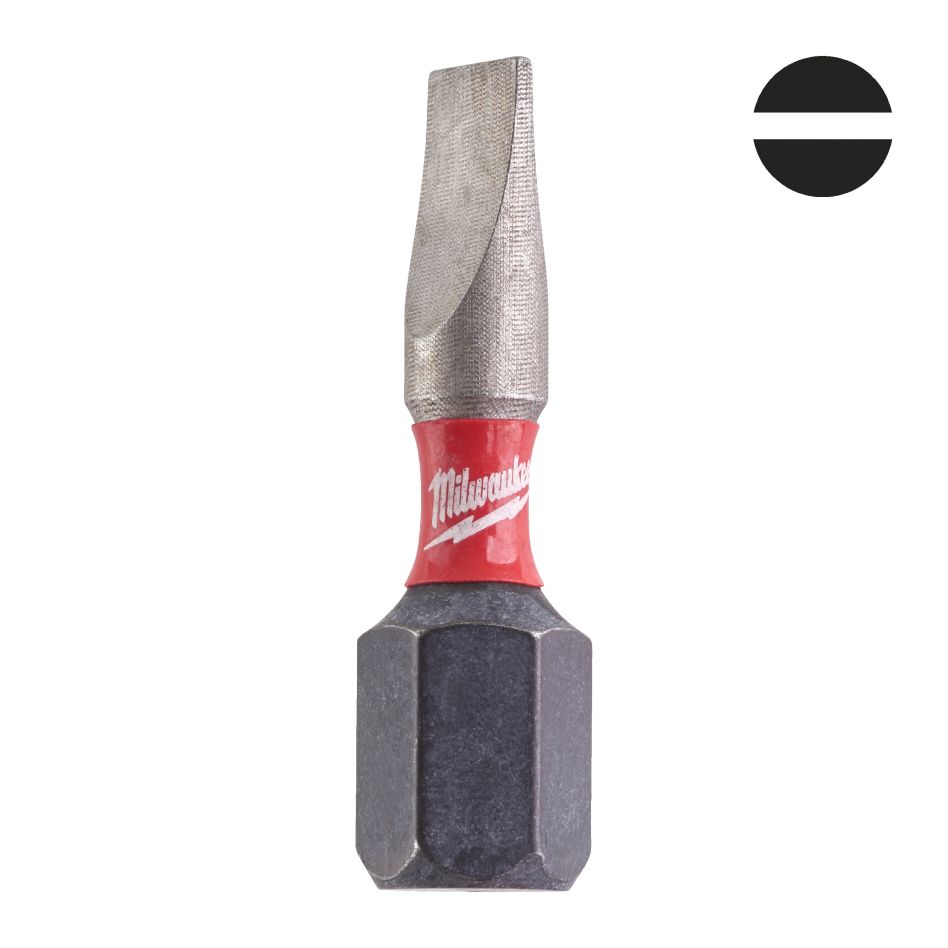Milwaukee pribor 4932500386 SHOCKWAVE Bit za vijak SL0,6x4,5 25 mm 3 komada