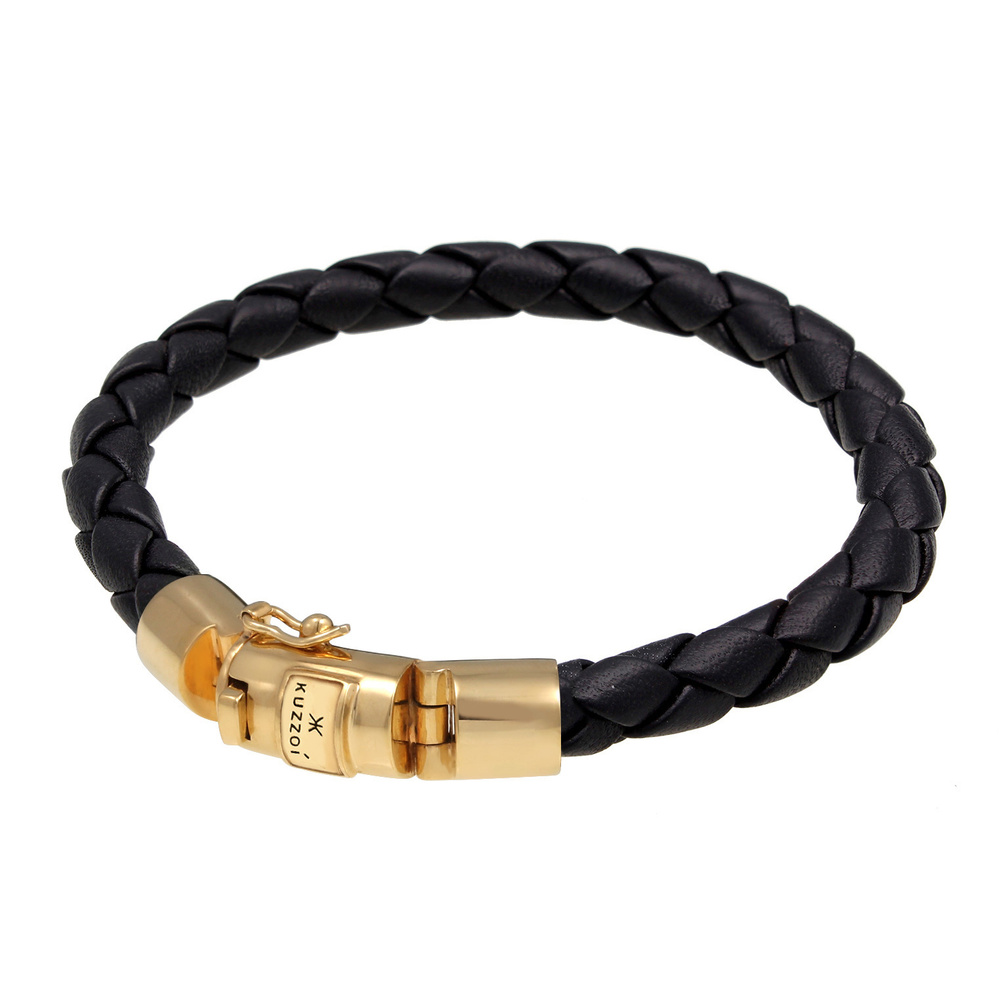 KUZZOI KUZZOI Bracelet Cuir Fermeture de la Boîte Trend Basic Élégant Bracelet Femme - ( Bracelet