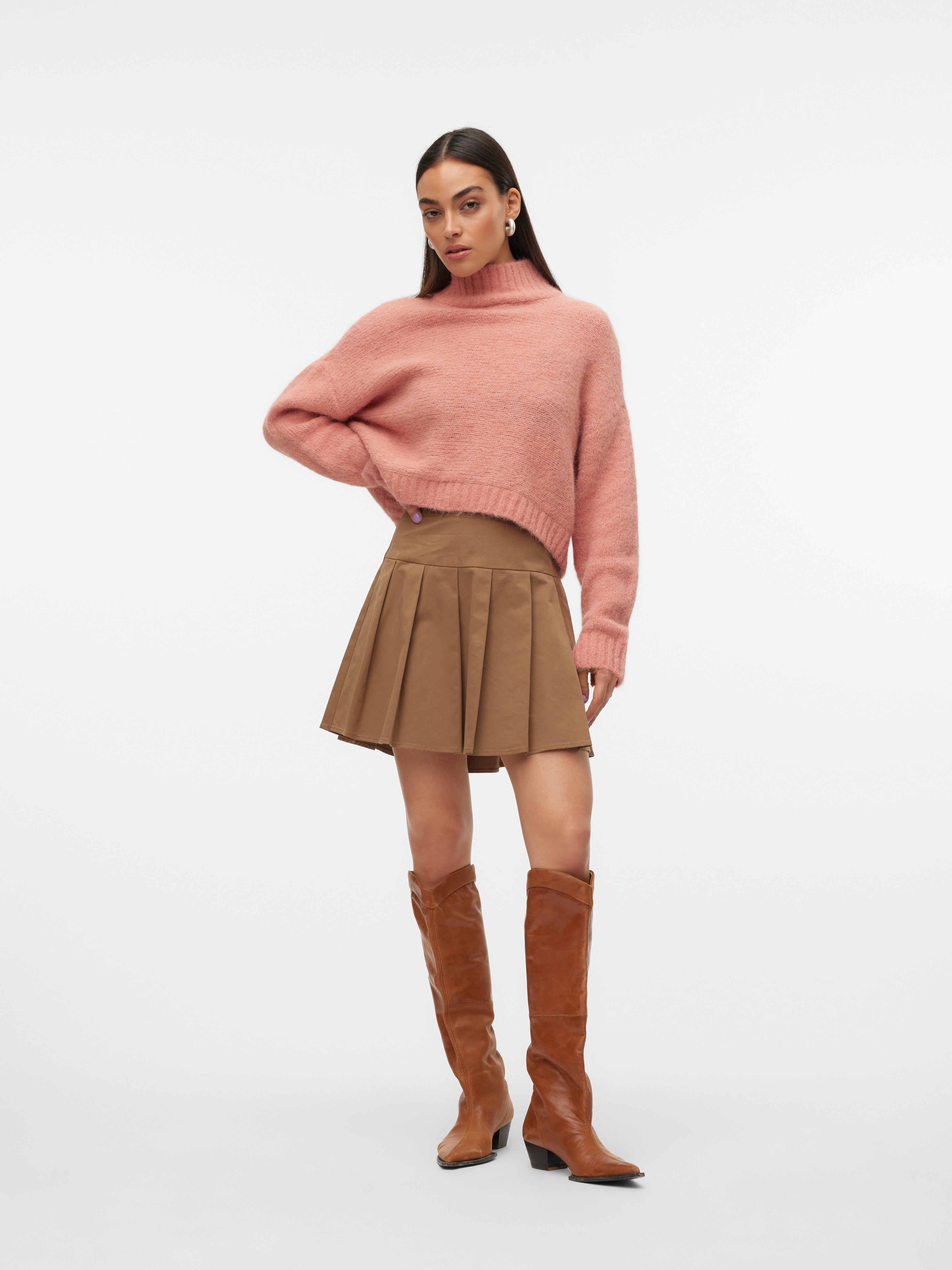 VMBAYA Mittlere Taille Kurzer Rock