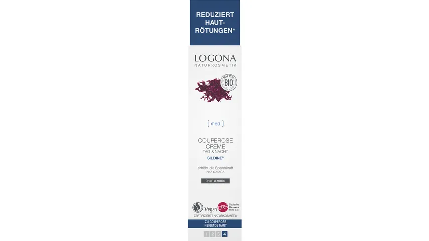 LOGONA MED Couperose Pflegecreme Rotalgenextrakt SILIDINE® 30 ml