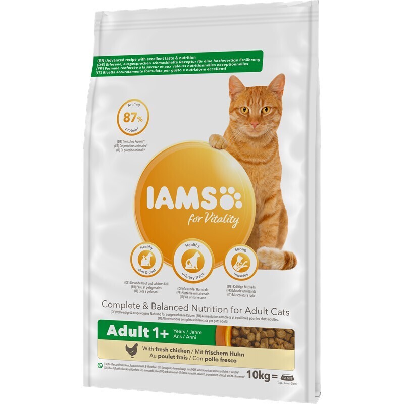 IAMS Trockenfutter IAMS Vitality Adult Huhn 10 kg