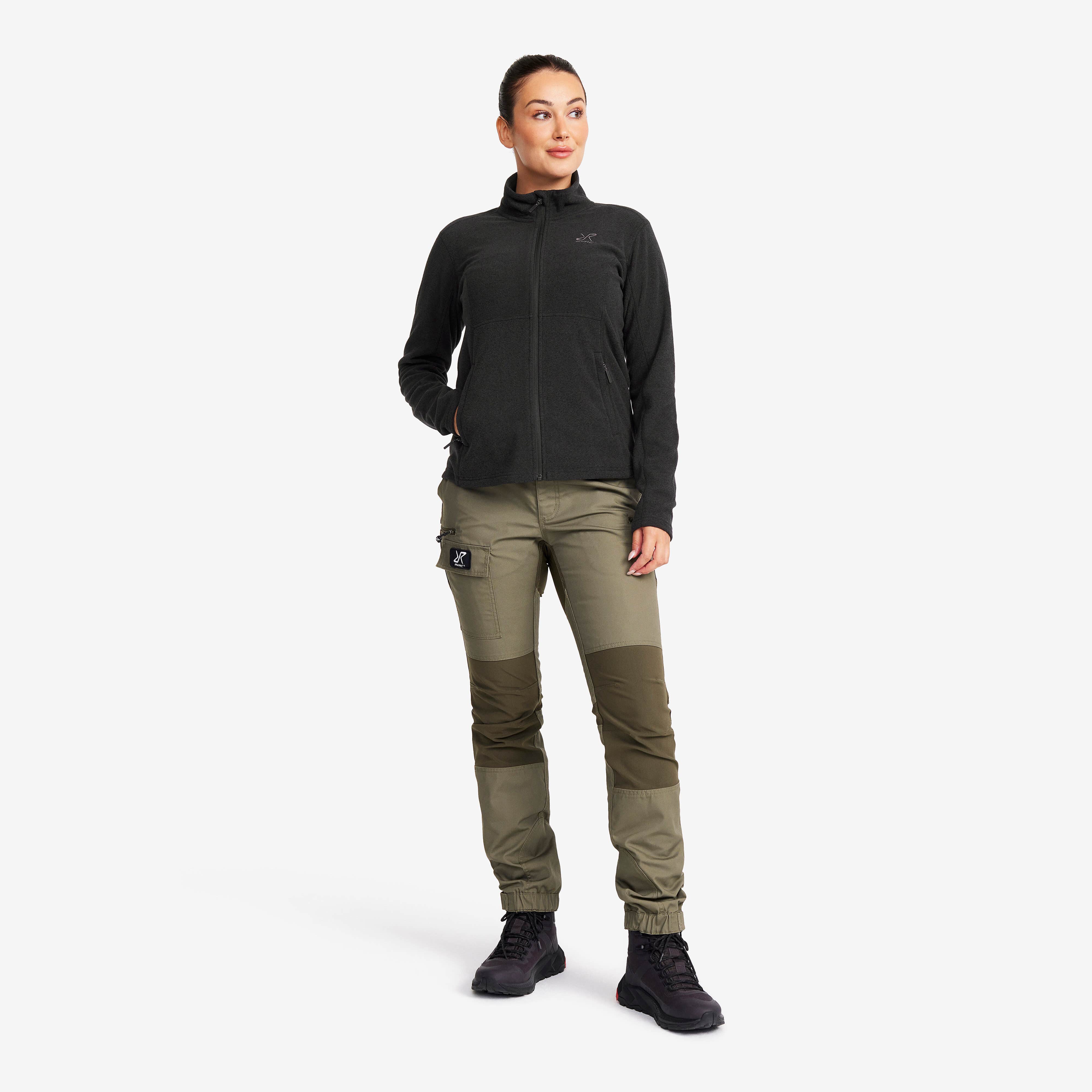 Essential Full-zip Fleece Femme Black