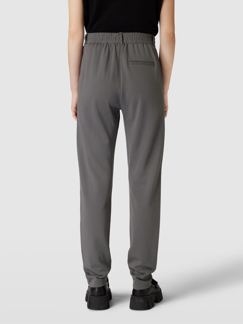 Jogpants mit Bundfalten in anthrazit