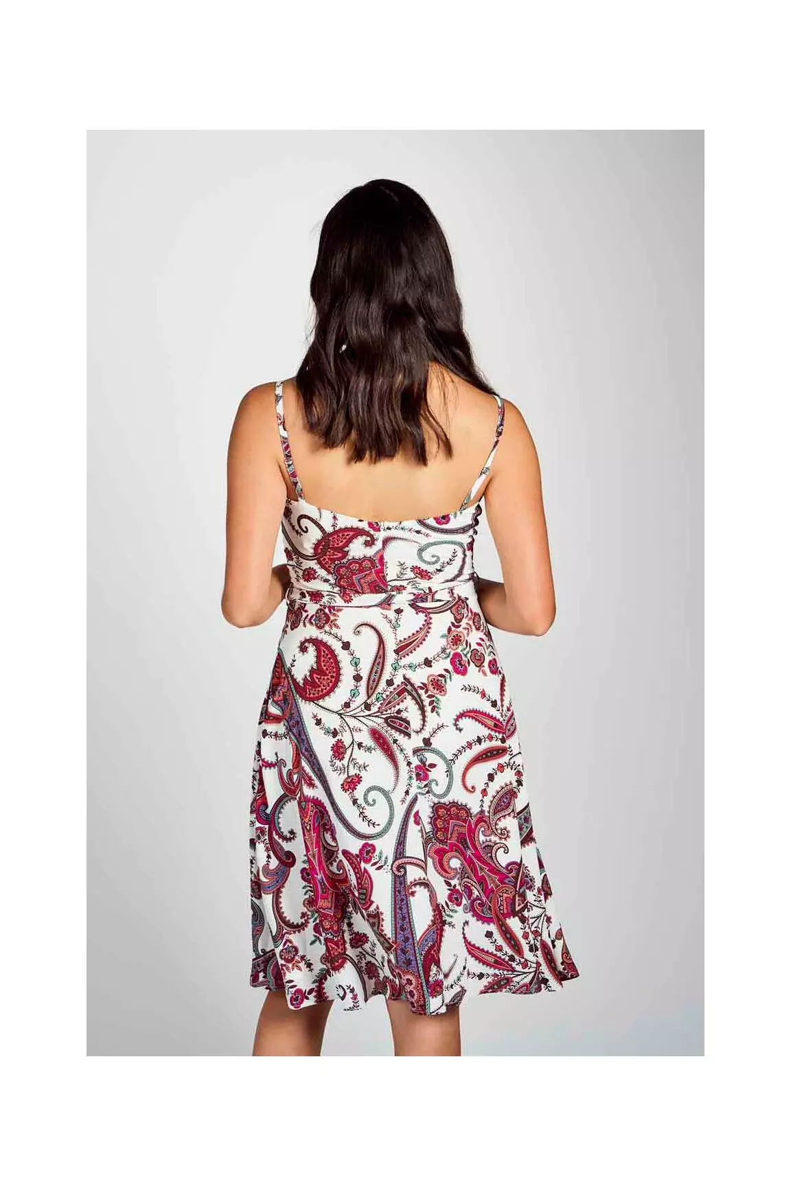 Morgan Robes Mi Longues Femme couleur blanc