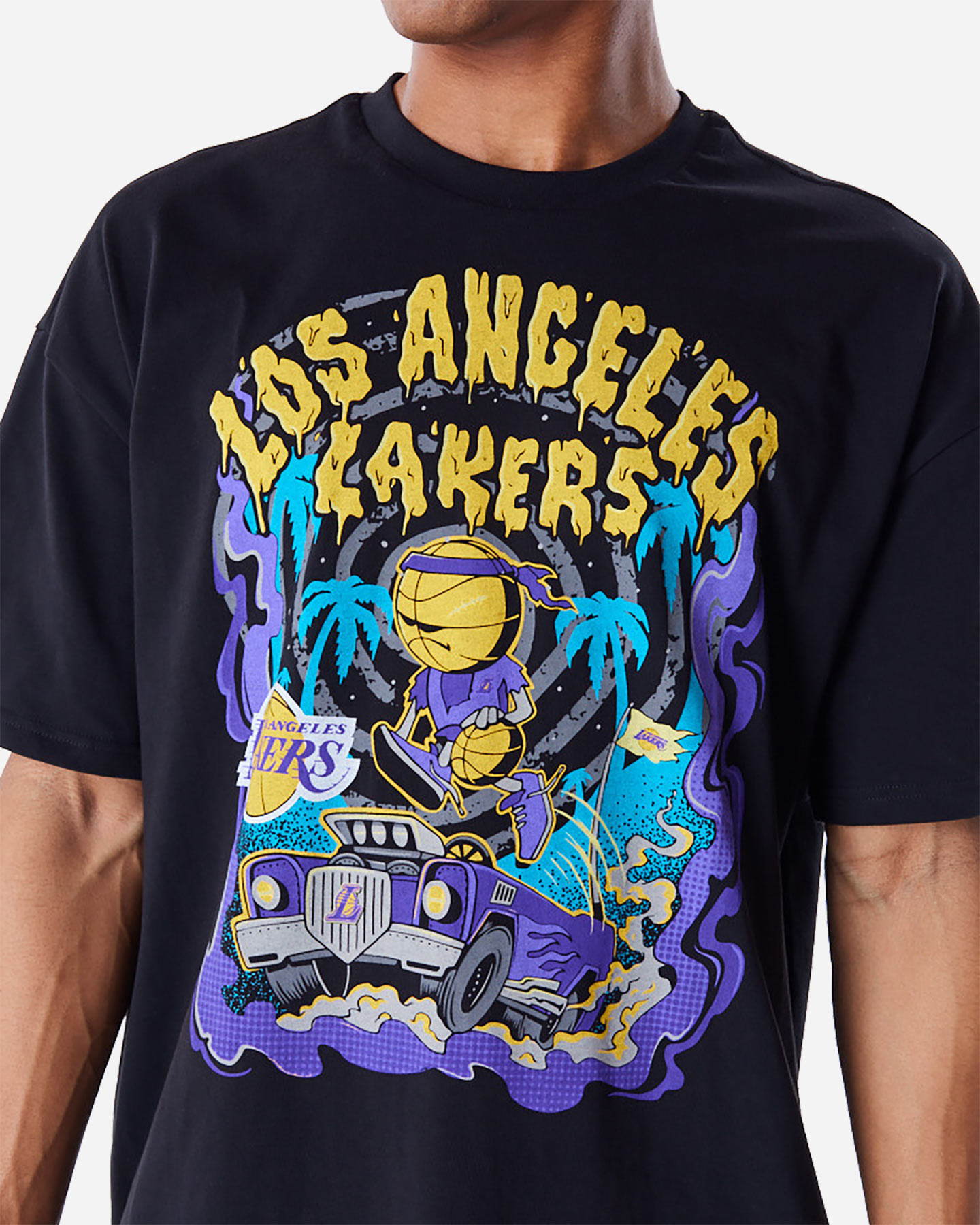 Abbigliamento Basket New Era Drop Shoulder Lakers M 60565038