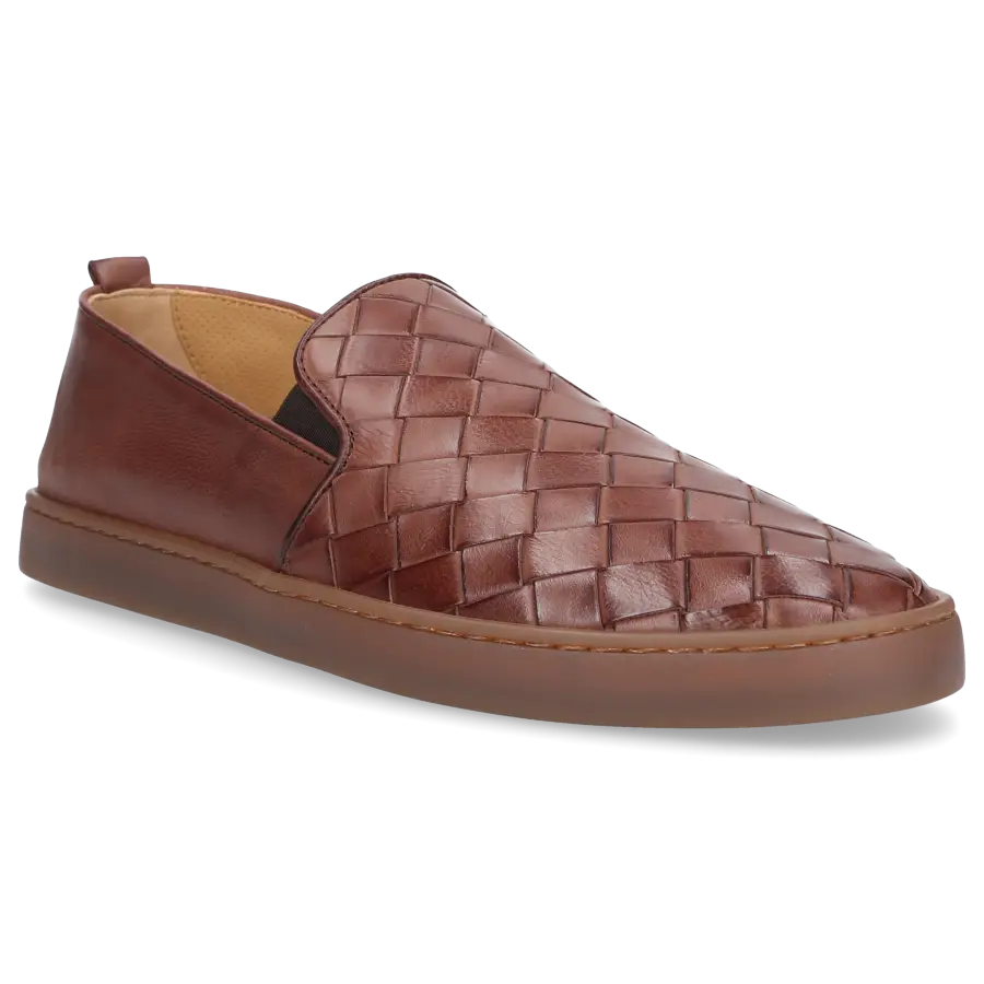 Henderson - Slipper ANTIPAROS Kalbsleder - braun