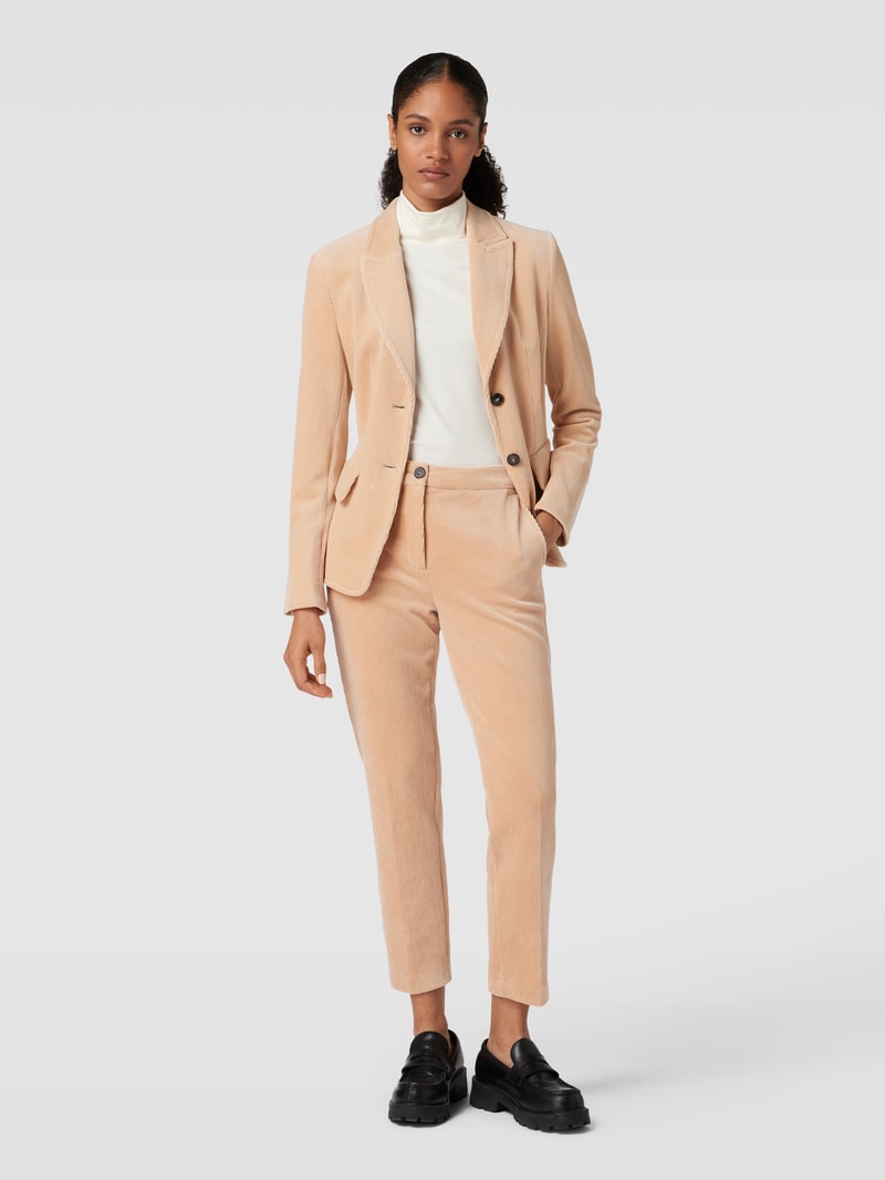 Blazer aus Cord in altrosa