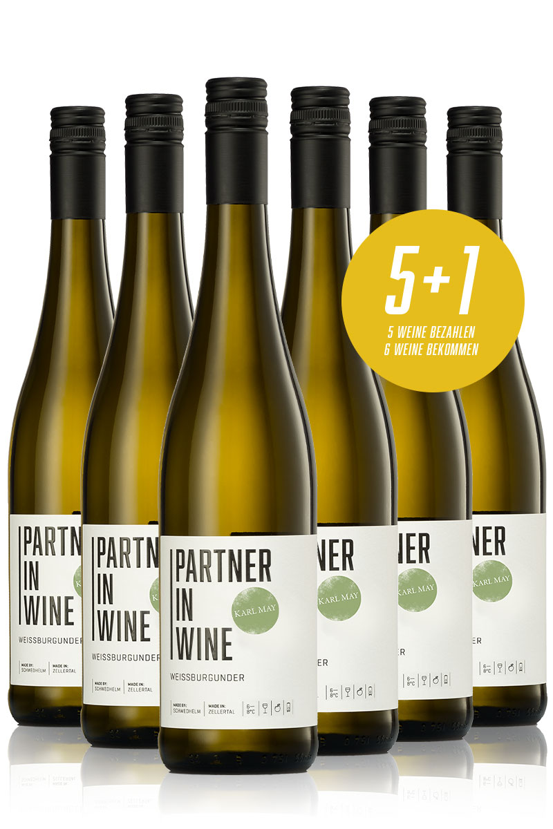 PIW - Karl May - Weissburgunder - 5+1 Paket Partner In Wine
