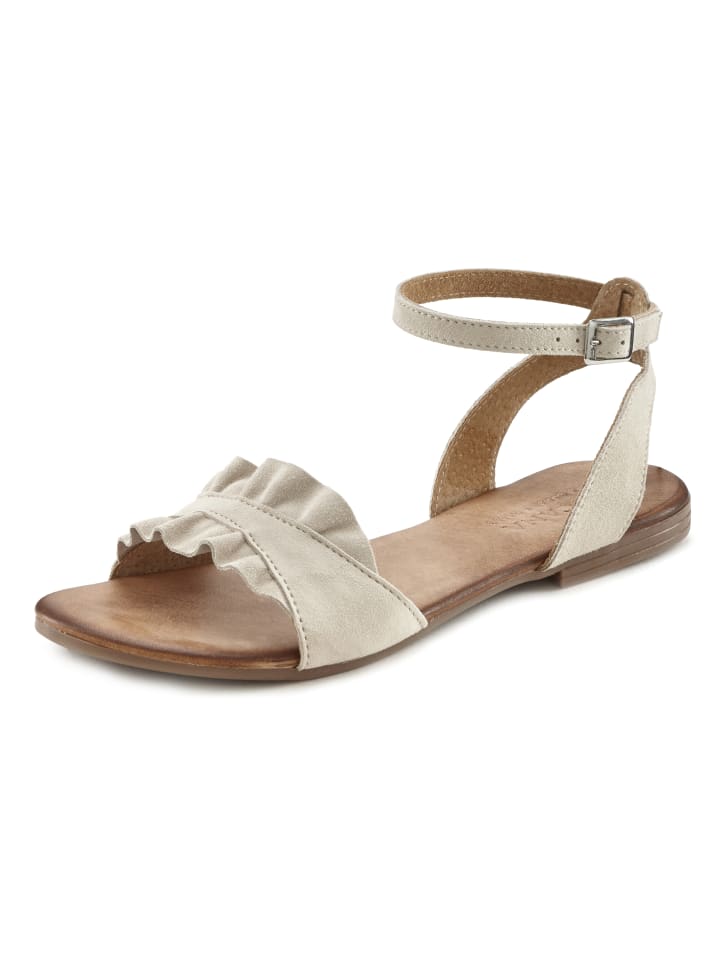 LASCANA Sandale in beige günstig kaufen