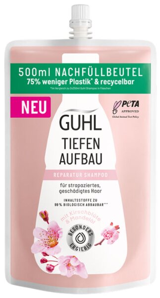 Guhl Tiefen Aufbau Nachfüllbeutel Shampoo