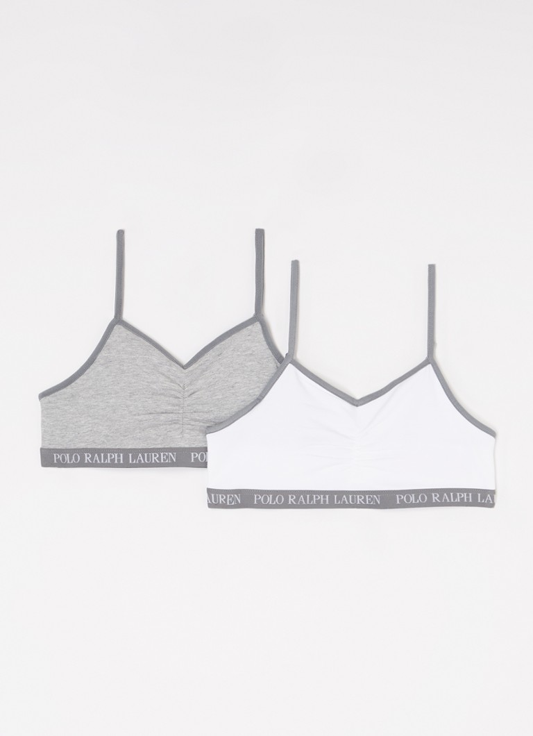 Sutien tip bandeau cu logo Ralph Lauren (pachet de 2)