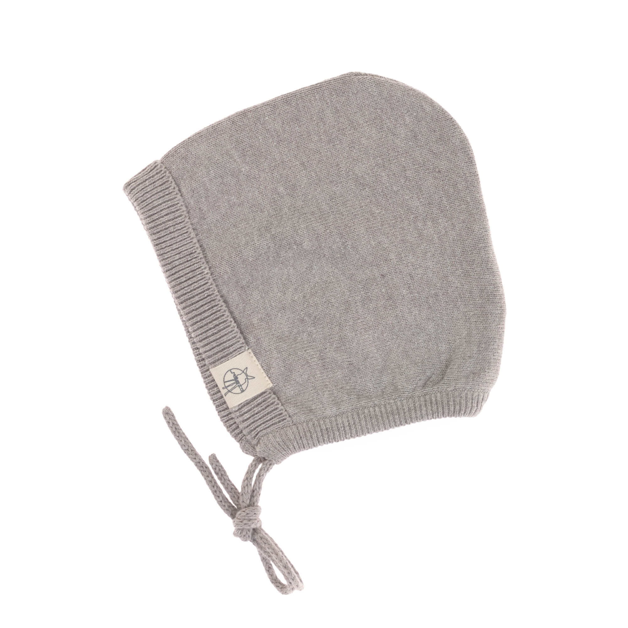 Baby Mütze - Strickmütze, Grau