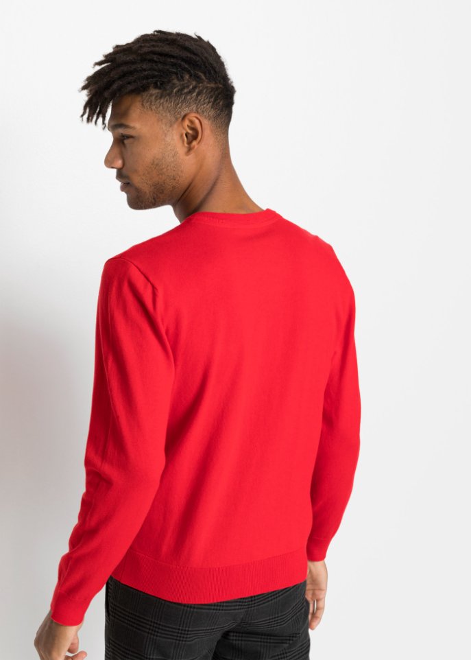 Pullover mit V-Ausschnitt