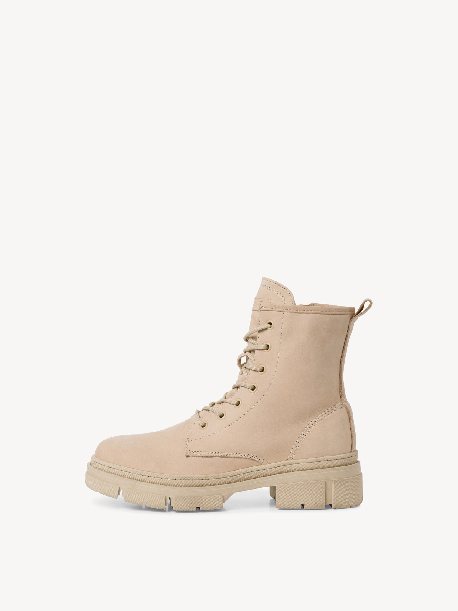 Bottine en cuir - marron