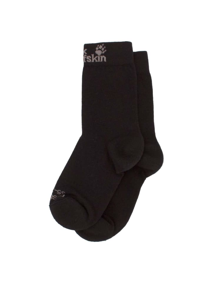 Jack Wolfskin Accessoires Casual Sock Classic Cut (2x) socks in Schwarz günstig kaufen