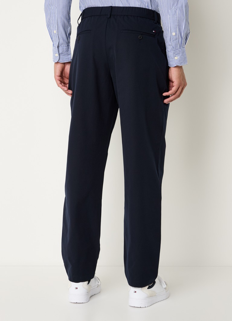 Calça chino Tommy Hilfiger Greenwich de corte reto com bolsos laterais