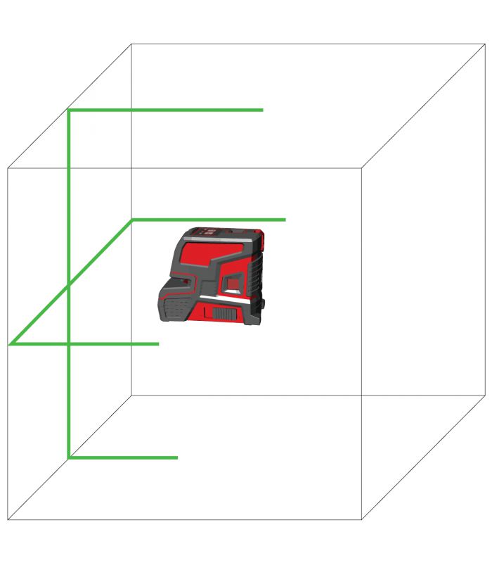 Levelfix 556122 CL202G Kreuzlinienlaser Grün