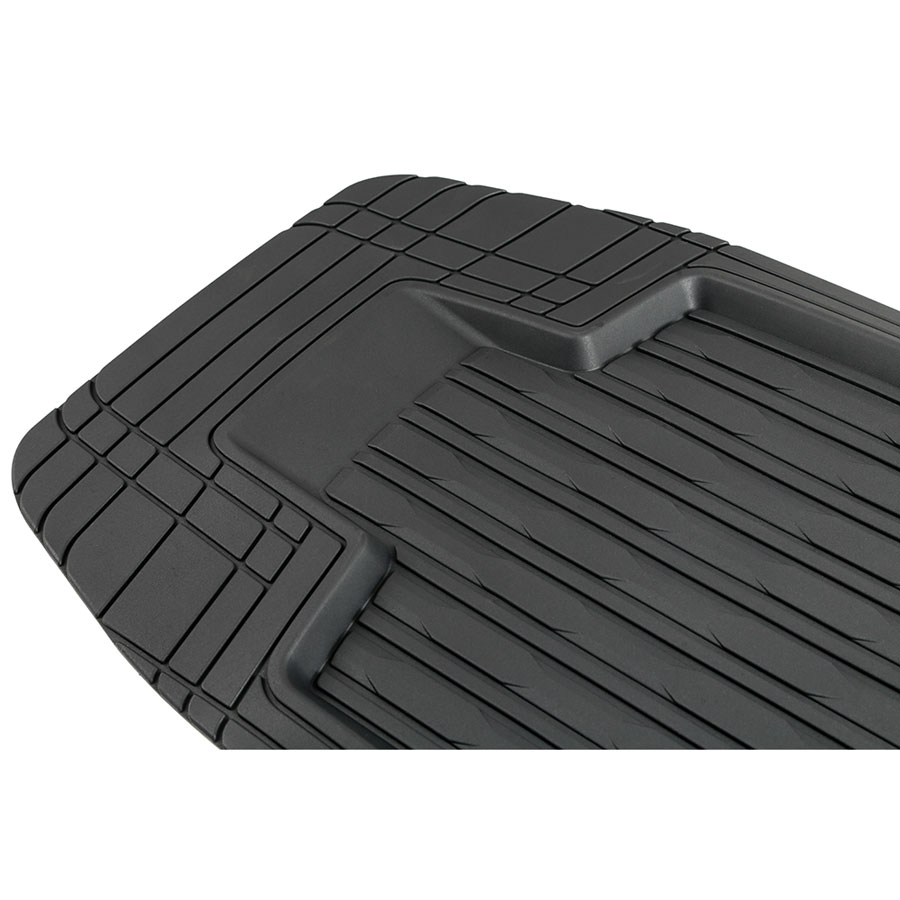 Norauto Universal Gummi-Fußmatten "3D" im 4-teiligem Set, schwarz - ATU