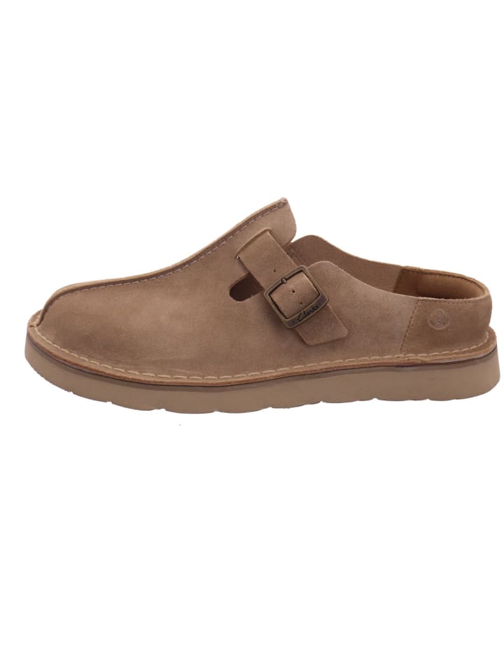 Clarks Pantolette in sand günstig kaufen