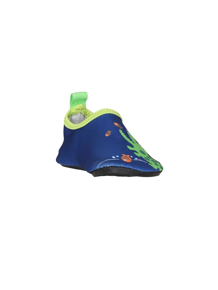 Playshoes Barfuß-Schuh Krokodil in Marine günstig kaufen