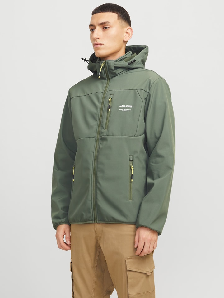 Jack & Jones Softshelljacke in Grün günstig kaufen