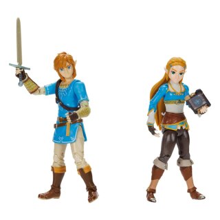 The Legend of Zelda Actionfiguren 2er-Pack - Prinzessin Zelda, Link