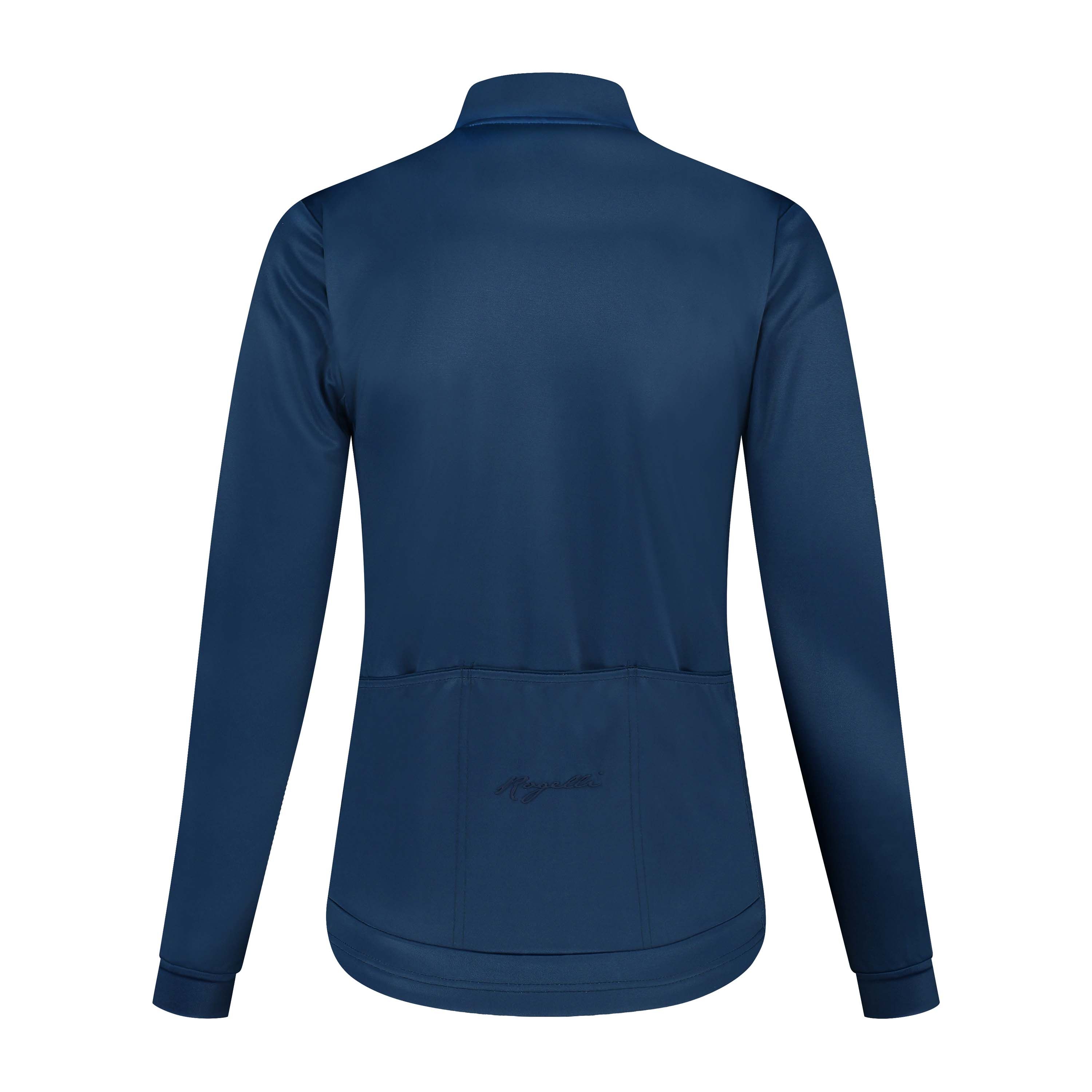 Rogelli Core Navy Damen Langarm-Radtrikot