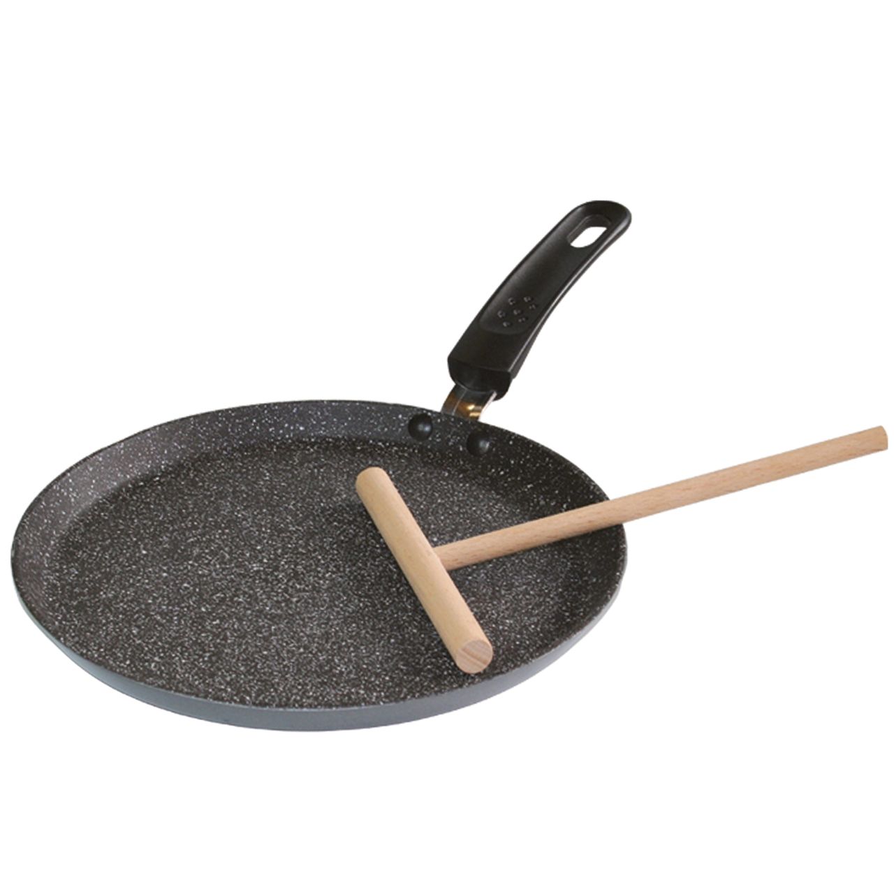 STONELINE® Crêpe-Pfanne mit Besteck