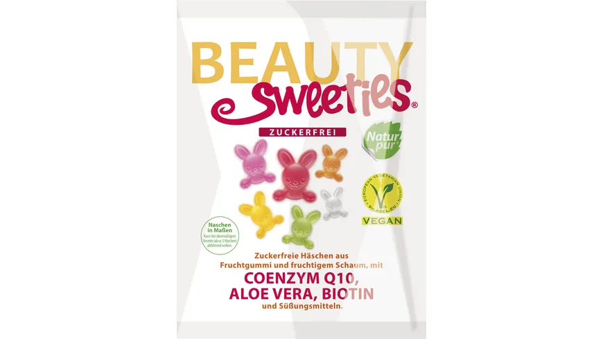BeautySweeties Zuckerfreie Häschen 125 g