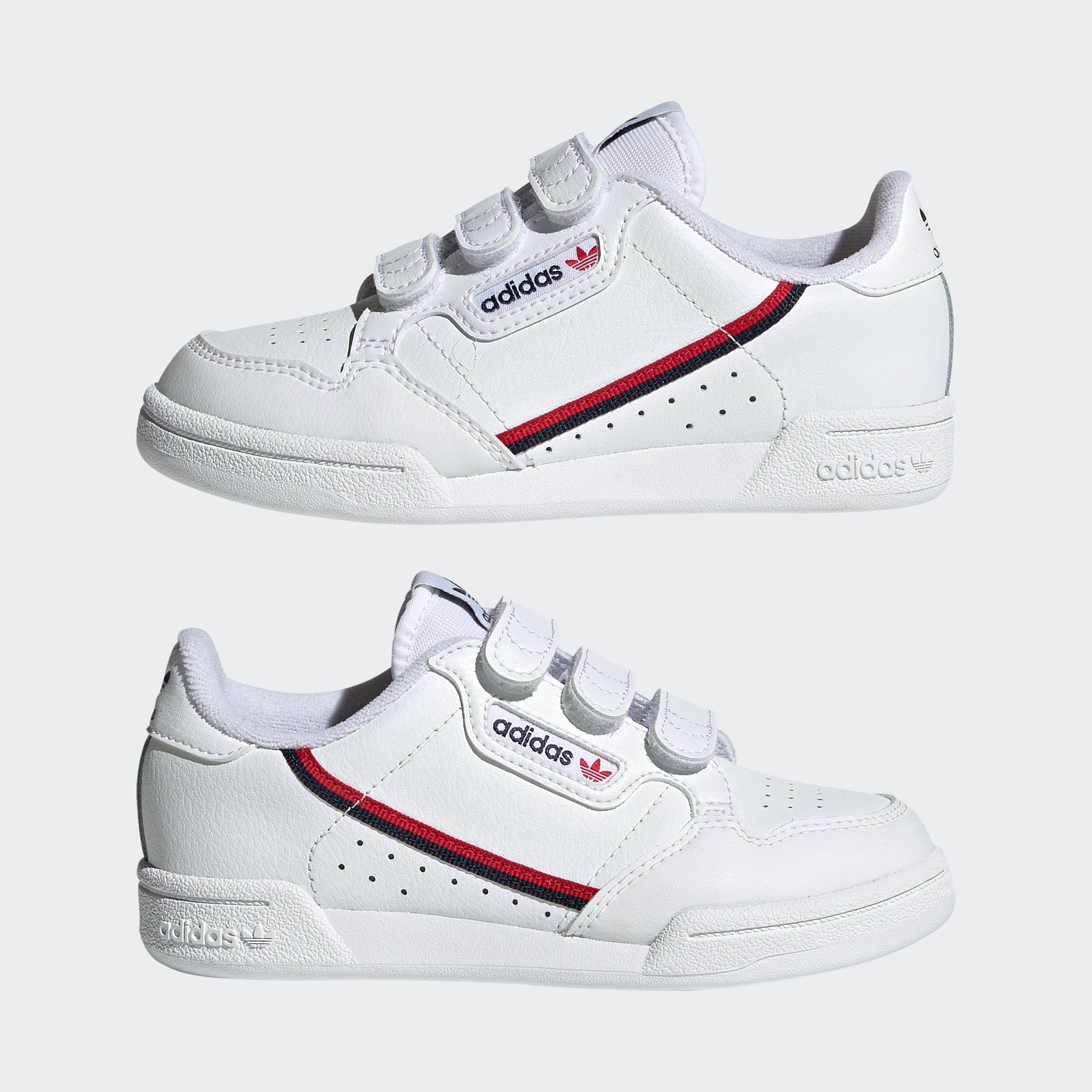 adidas Originals CONTINENTAL 80 Sneaker mit Klettverschluss für Jugendliche