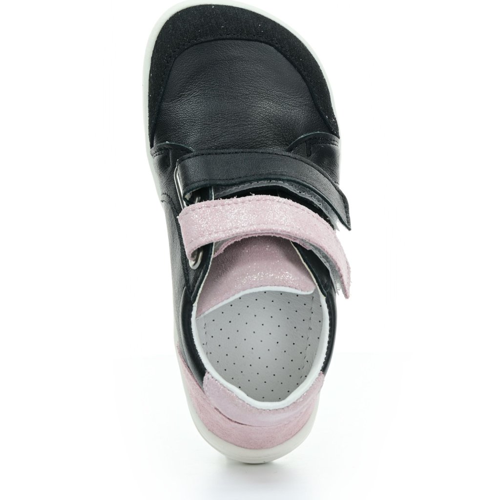 Baby Bare Febo Go Sparkle / Black Barfuß-Halbschuhe