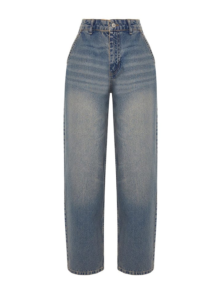 trendyol Jeans - Mom fit - in Hellblau günstig kaufen
