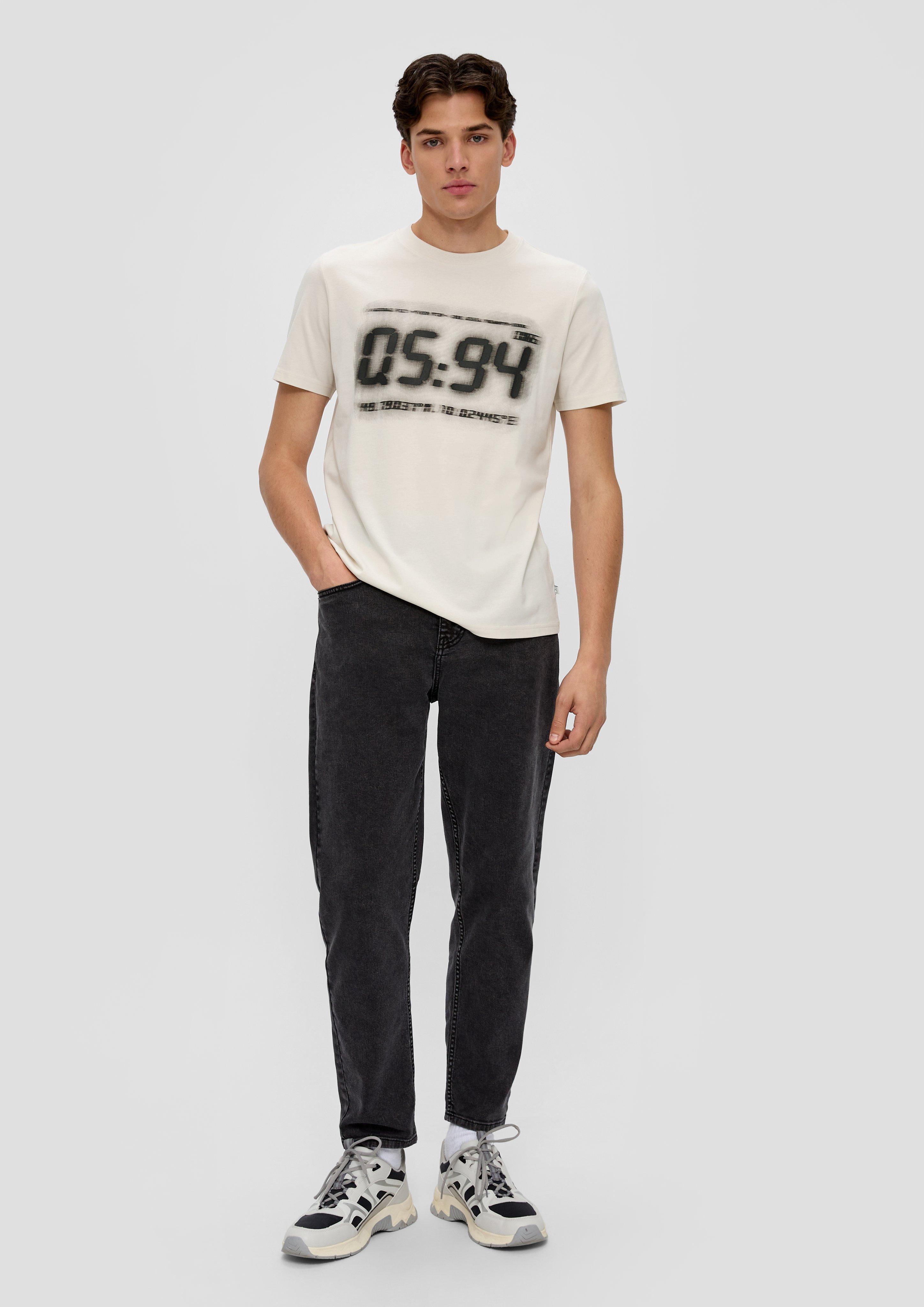 Baumwollshirt mit Grafik-Print  2142328-03D0