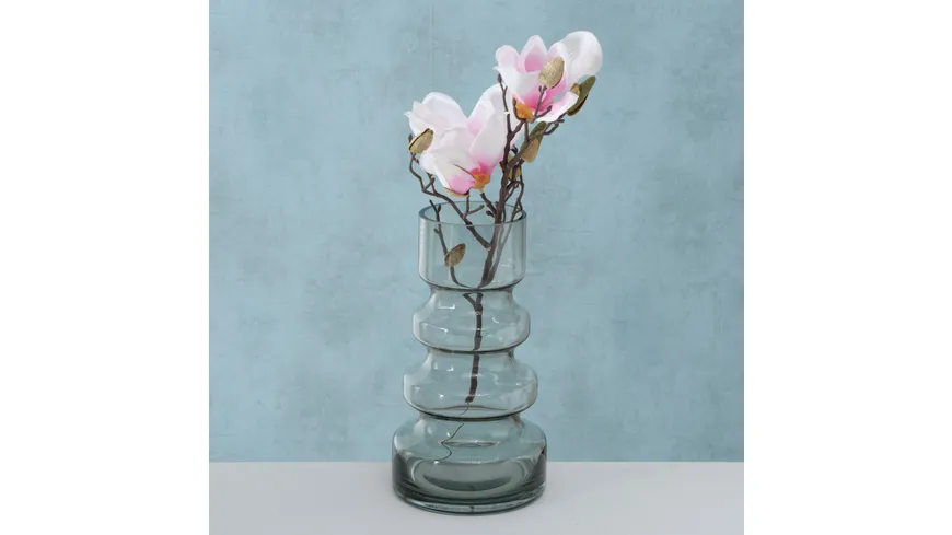 Boltze Vase Meandra 25cm Grau