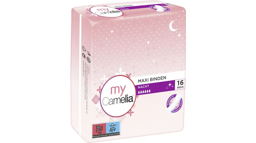 CAMELIA MAXI Binde Nacht 16St.
