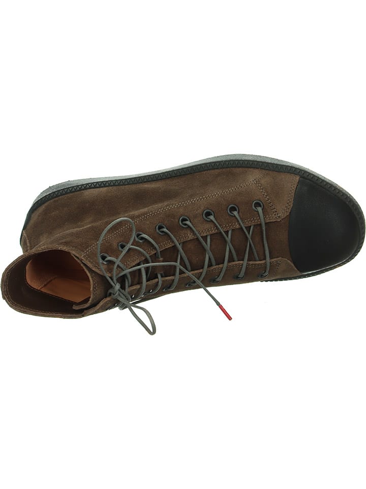 Think! Leder-Boots in Braun günstig kaufen