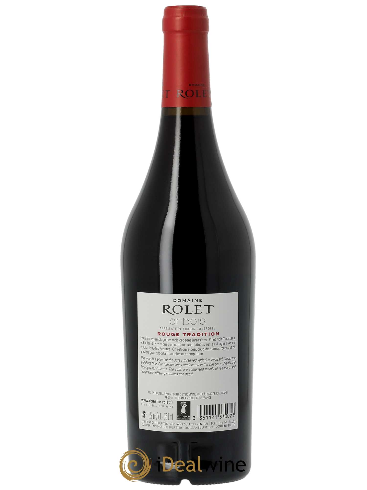 Arbois Tradition Domaine Rolet  2020 - Lot de 1 Bouteille