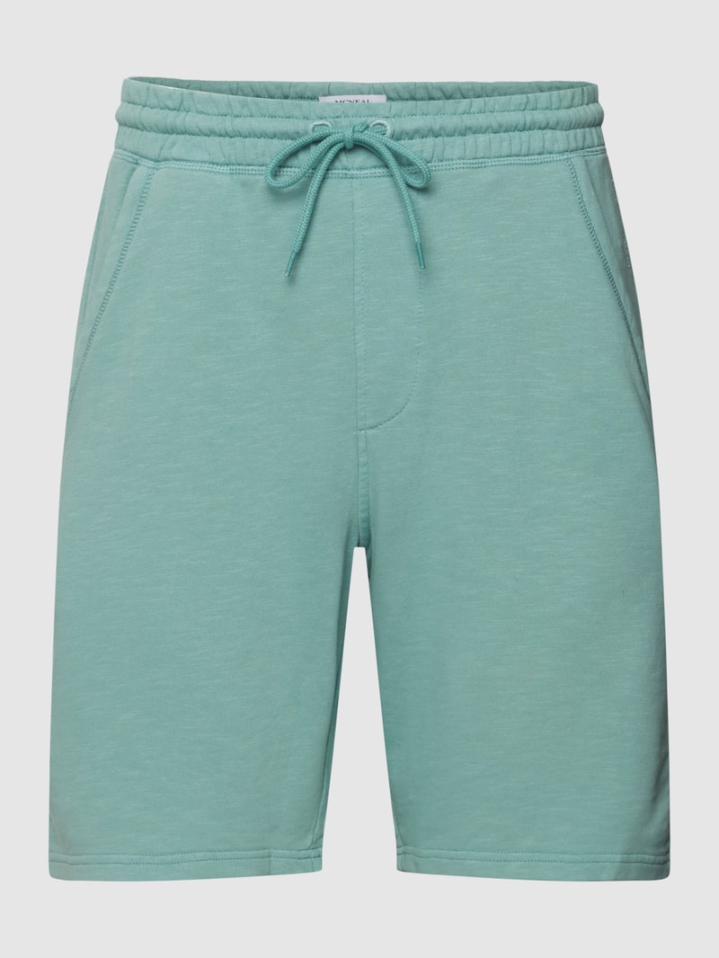 Shorts mit seitlichen Eingrifftaschen in helltürkis