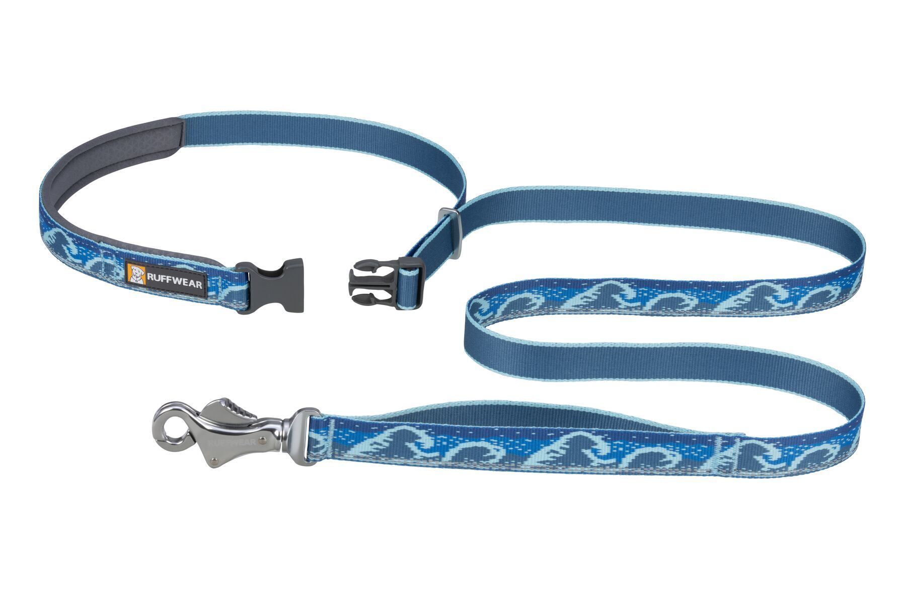 Ruffwear Hundeleinen Ruffwear Reflektierende Hundeleine Crag™ blau/ türkis