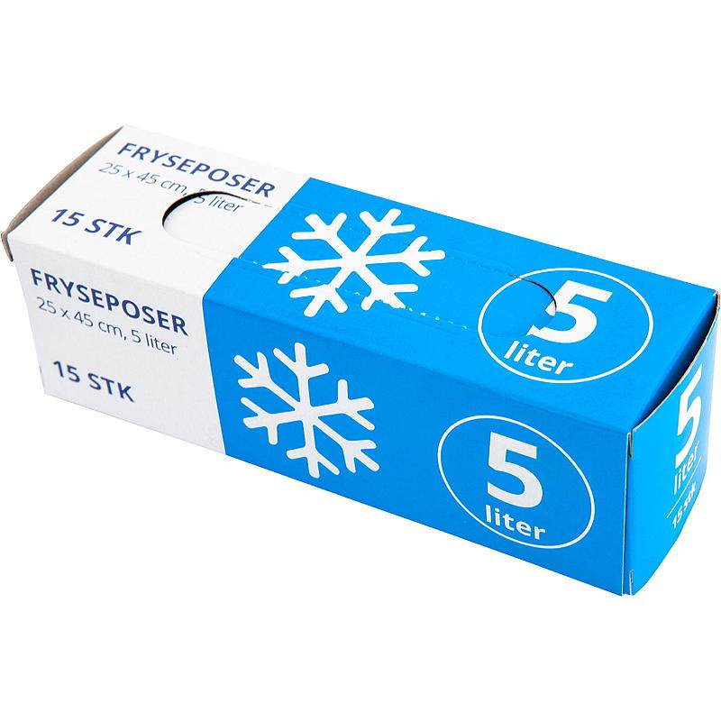 Quick Fryseposer 5 l 15 stk