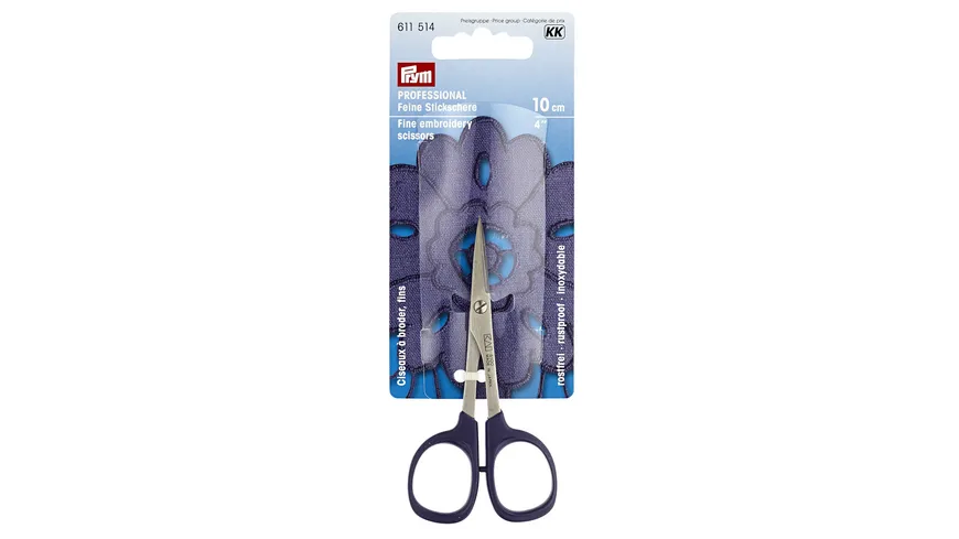 Prym PROFESSIONAL Stickschere fein 4'' 10 cm