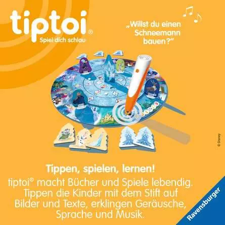 tiptoi® Disney Die Eiskönigin - Völlig unverfroren: Das verdrehte Wettlaufspiel - Lernspiel ab 4 Jahren